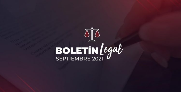 Boletín Legal septiembre 2021